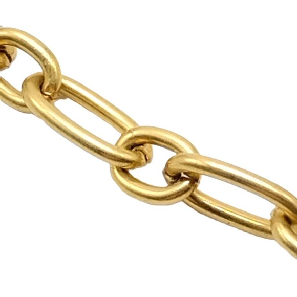 J. Crew Tortoise Shell Chain Link Statement Necklace Gold Tone Chunky - Picture 7 of 11